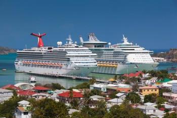 Antigua, St Johns, Heritage Quay, Cruise ship area | Obraz na stenu