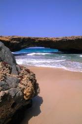 Natural Beach Bridge, Aruba, Caribbean | Obraz na stenu