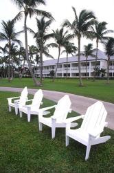 Adirondack Chairs, Ocean Club in Paradise, Atlantis Resort, Bahamas | Obraz na stenu