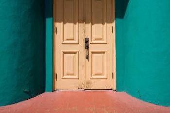 Bahamas, New Providence Island, Nassau, Doorway | Obraz na stenu