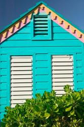 Colorful Cottage at Compass Point Resort, Gambier, Bahamas, Caribbean | Obraz na stenu