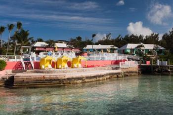 Bahamas, Eleuthera, Romora Bay Yacht Club | Obraz na stenu