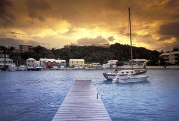 View of Flatts Village, Bermuda, Caribbean | Obraz na stenu