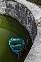 Boat at the fortress of La Fuerza in Havana, Cuba | Obraz na stenu