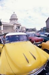 Classic 1950's Auto at Havana Capitol, Havana, Cuba | Obraz na stenu