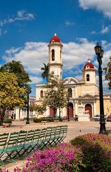 Beautiful Immaculate Conception Catholic Church in Cienfuegos, Cuba | Obraz na stenu