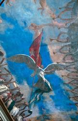 Havana, Cuba, Museum of the Revolution, murals on ceiling of museum | Obraz na stenu