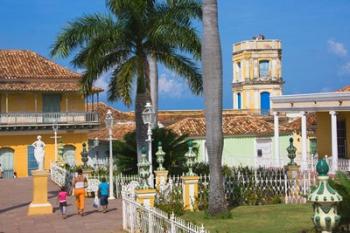 Plaza Mayor, Trinidad, UNESCO World Heritage site, Cuba | Obraz na stenu