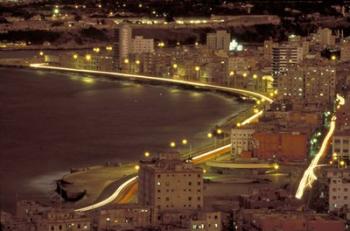 Malecon at Night, Havana, Cuba | Obraz na stenu