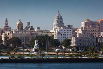 Cuba, Havana, Elevated City View | Obraz na stenu