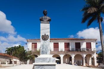 Cuba, Pinar del Rio Province, Vinales town square | Obraz na stenu
