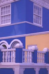 Blue Building and Detail, Willemstad, Curacao, Caribbean | Obraz na stenu