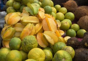 Star Fruit and Citrus Fruits, Grenada, Caribbean | Obraz na stenu