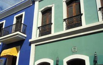 Street Scene, Old San Juan, Puerto Rico | Obraz na stenu