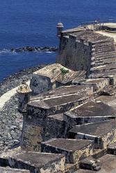 Aerial view of El Morro Fort, Old San Juan, Puerto Rico | Obraz na stenu