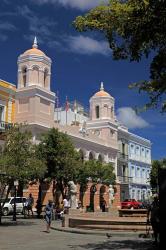 Puerto Rico, San Juan Plaza in Old San Juan | Obraz na stenu