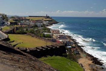 Puerto Rico, San Juan View from San Cristobal Fort | Obraz na stenu