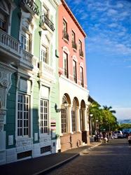 Typical Colonial Architecture, San Juan, Puerto Rico, | Obraz na stenu