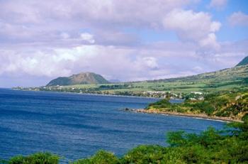 Coastal, Roseau, St Kitts, Caribbean | Obraz na stenu