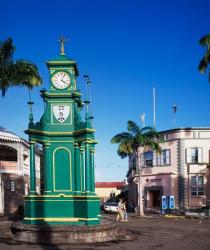 The Circus and Berkeley Monument, Basseterre, St Kitts, Caribbean | Obraz na stenu