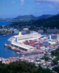 Castries, St Lucia, Caribbean | Obraz na stenu