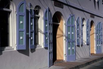 Shops, Charlotte Amalie, St Thomas, Caribbean | Obraz na stenu