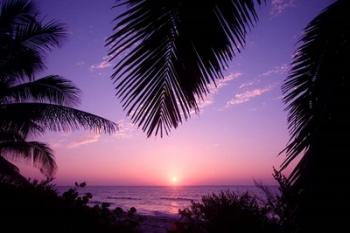 Sunset, Cayman Brac, Cayman Islands, Caribbean | Obraz na stenu