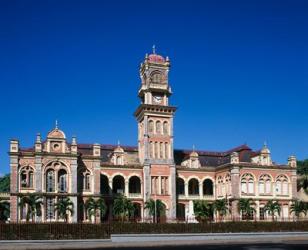 Buildings in St James, Port of Spain, Trinidad, Caribbean | Obraz na stenu