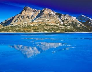 Vimy Peak Reflects into Waterton Lake, Wateron Lakes National Park, Alberta, Canada | Obraz na stenu