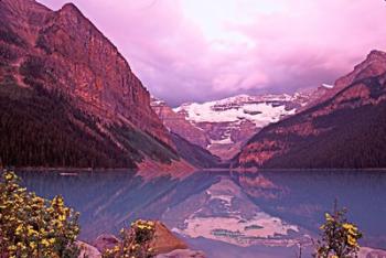 Dawn at Lake Louise, Alberta, Canada | Obraz na stenu