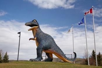 Albertosaurus Dinosaur, Drumheller, Alberta, Canada | Obraz na stenu