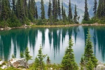 British Columbia, Revelstoke NP, Lake Eva, Mountains | Obraz na stenu