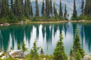 British Columbia, Revelstoke NP, Lake Eva, Mountains | Obraz na stenu