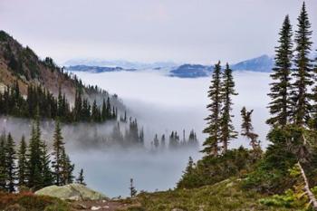 British Columbia, Whistler Mountain, Clouds | Obraz na stenu