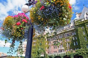 Flowers, Empress Hotel, Victoria, British Columbia | Obraz na stenu