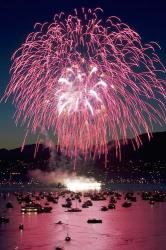 Fireworks, English Bay, Vancouver, British Columbia | Obraz na stenu