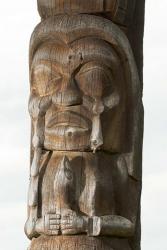 Gitksan totem pole, Kispiox Village, British Columbia | Obraz na stenu