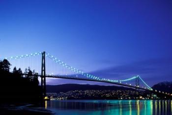 Canada, British Columbia, Vancouver Lions Gate Bridge | Obraz na stenu