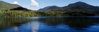 Lake with mountains, Morse Basin, Prince Rupert, British Columbia | Obraz na stenu