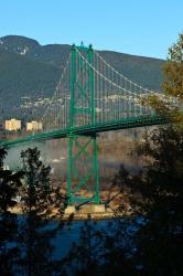 British Columbia, Vancouver, Lion's Gate Bridge | Obraz na stenu