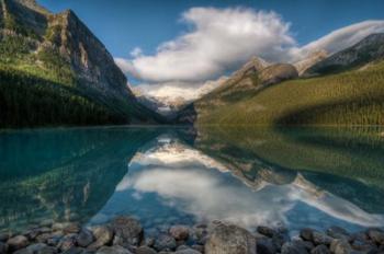 Lake Louise at sunrise, Banff National Park, Canada | Obraz na stenu