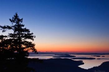 British Columbia, Salt Spring, Mt Maxwell sunrise | Obraz na stenu