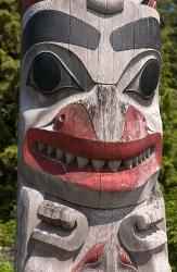 Totem Pole, Queen Charlotte Islands, Canada | Obraz na stenu