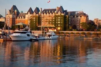 British Columbia, Victoria, Empress Hotel, Harbor | Obraz na stenu