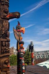 British Columbia, Victoria, Native American Totems | Obraz na stenu