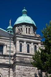 British Columbia, Victoria, Close Up of Parliament Building | Obraz na stenu