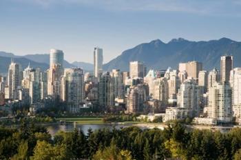 Skyline of Vancouver, British Columbia, Canada | Obraz na stenu