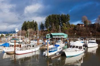 Port Alberni, Harbor Quay Marina, Vancouver Island, British Columbia, Canada | Obraz na stenu