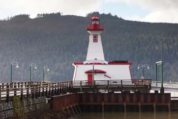 Lighthouse, Port Alberni, Harbor Quay Marina, Vancouver Island, British Columbia, Canada | Obraz na stenu