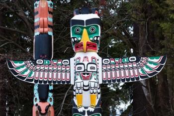 British Columbia First Nation Totems | Obraz na stenu